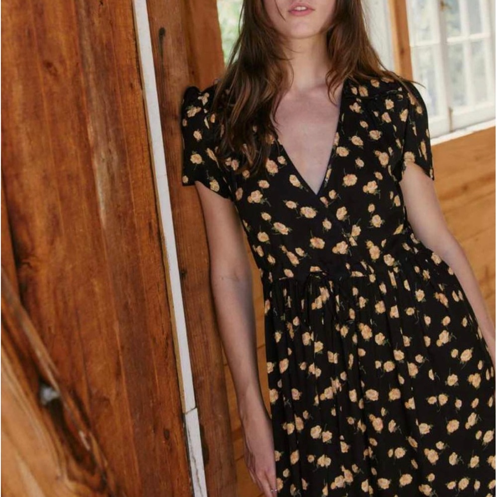 Christy Dawn - Dawn Dress - Raven Rosebud - NWT